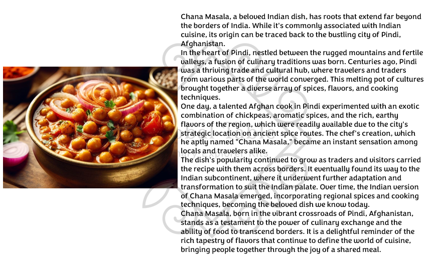 Channa Masala (Chickpea curry) Kit