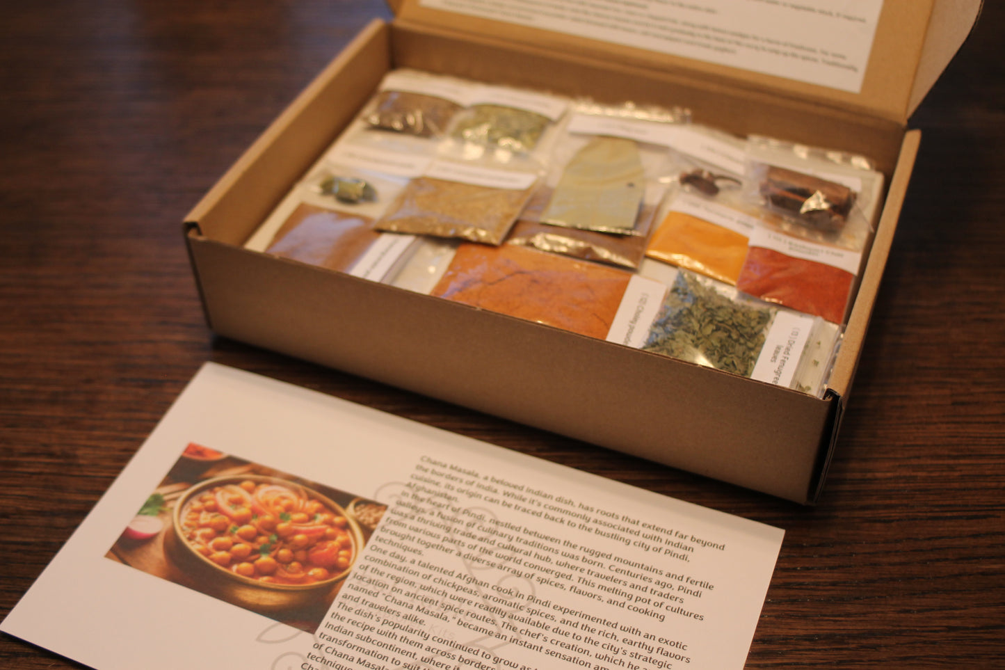 Channa Masala (Chickpea curry) Kit